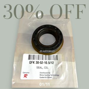 ซีลล้อรถไถ KUBOTA ขนาด QFK 30-52/58-10.5/12 ซีลล้อมีปีกรถไถนา เกรด OEM อย่างดี (30-52-10)/TNHL