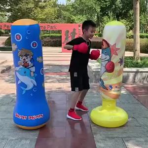 Mn♢Có thể bán buôn Túi đấm bốc trẻ em đứng bơm hơi Bao cát tập thể dục Giảm căng thẳng Đồ chơi ToyRoom Hàng giao n3/25