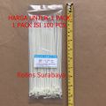 Kabel Tis 20 cm 100 mm Cable Ties Tie Nylon Nilon Besar Putih 100 pcs. 