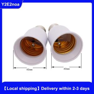 【Local shipping】 E17 Lamp Socket E17 to E27 LED Halogen CFL Light Bulb Lamp Adapter