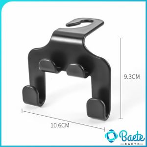 Baete Multifunctional Car Cup Holder Seat Back Bag Hanging Hook Rear Seat Phone Support Stand Storage