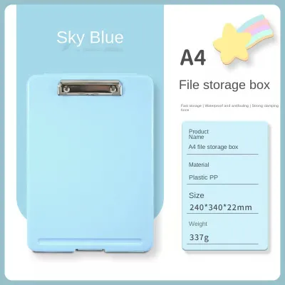 2 IN 1 Clipboard File Box Storage Colorsandthings A4 Clipboard File Box Office And Learning Supplies