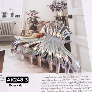 Jepit Rambut Jedai Korea Perempuan Dewasa Transparan Pelangi Aksesoris Rambut Kualitas Import AK248 ZIORRA