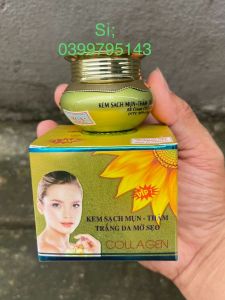 Kem Sạch Mụn _ Mờ Thâm _ Trắng Da Linh Chi Vàng Vip 20g