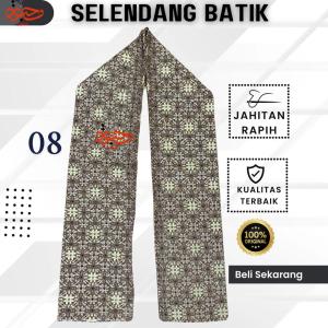 Selendang Cukin Batik Scraf Syal Leher 34 Motif Selendang Murah