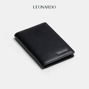 Leonardo Ví Card Henry Gấp Gọn Da Swift Cao Cấp Mềm Mại Thiết Kế Siêu Nhỏ Gọn 7 Ngăn