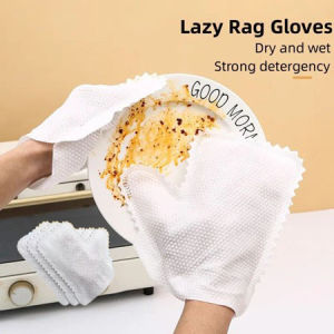 10pcs Cleaning Rag Gloves Non-Woven Cleaning Gloves Reusable Clean Tools Replaces Microfiber Dusting