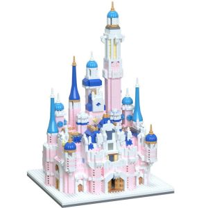 FENAFE【♥️️️BEST♥️】6000PCS 3D Harry Potter Magic Castle Disney Princess House Buiding Blocks Fantasy Magic Edukasi Mainan Block/ Bangunan Mainan Blok Bangunan Dapat Merangsang Bongkar Pasang Mainan