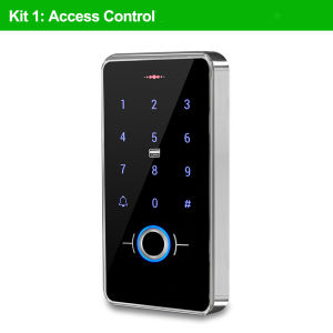 120 Users Fingerprint Door Access Control Keyboard RFID 13.56Mhz IC Card Password IP68 Waterproof  Access Control System Electric Magnetic Strike Lock