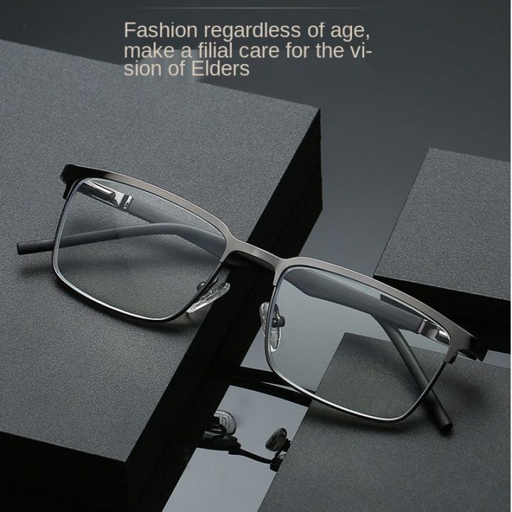 Men Alloy Reading Glasses Hyperopia Prescription Eyeglasses