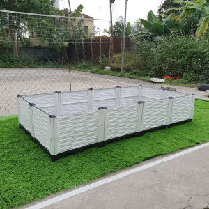 Chậu ghép thông minh HDPE/PP 200x100x39cm: Thẩm mỹ bền bỉ dễ lắp đặt phù hợp mọi cây trồng.