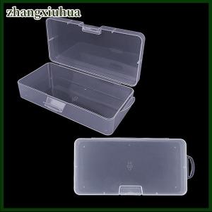 zhangxiuhua 1Pcs Nail Pen Case Box PP Material Transparent Nail Brush Box Pouch Stationery School Pencil Case Supplies Pencil Storage