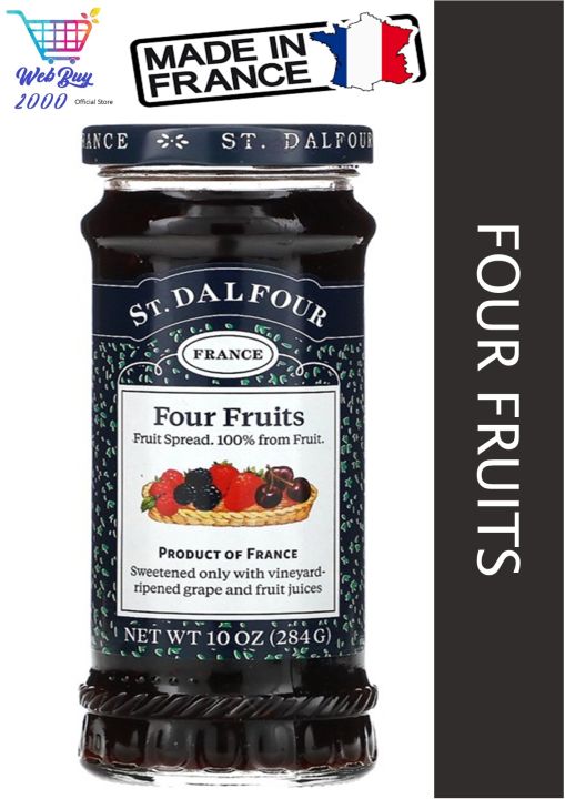 ST. DALFOUR JAM FOUR FRUITS 284G  (JEM BUAH) (果酱)