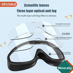 Minerally 2025 Large Frame Swimming Goggles For Kids High Quality Antifog Swim Glasses Waterproof HD Swim Eyewear Swim Equipment