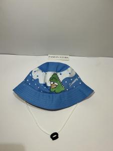topi bucket anak motif dino bubbles swimming pakai tali model import buat anak 2-8 tahun