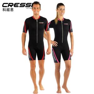 Cressi PLAYA Shorty Diving Wetsuit 2.5mm Neoprene Mens Womans Dive Suit for Scuba Diving Snorkeling Windsurfing