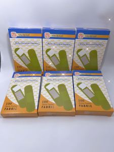 100pcs/1box mediplast band aid medical plaster strips adhesive antiseptic bandage band aid