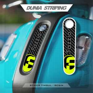Sticker Resin timbul yamaha fazzio / embelm yamaha fazio / variasi yamaha fazzio / panel fazio / Protector pad yamaha fazio code DS03