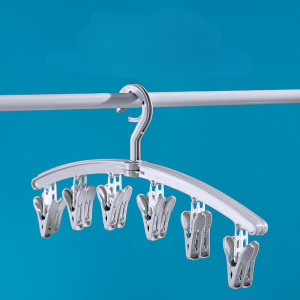 KIYO Hanger Jemuran Kaos Kaki Jemuran Baju Lipat Klip Portable Jepitan 12 pcs Jemuran Pakian Jepit Jemuran