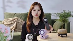 JY Portable Handheld fan Strong Wind 199 Gear Wind speed LED Digital Display Foldable Adjustable Turbo Cooling Fan