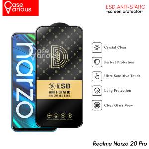 Paket 3in1 Tempered Glass Realme Narzo 20 Pro Anti Gores Anti Static +Tempered Glass Kamera dan Skin