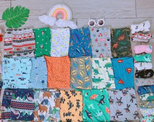 [Hoàn Tiền 6%] Lyvyshop - (Vải mềm mịn) Combo 10 quần đùi bé trai bé gái size từ 07kg-18kg