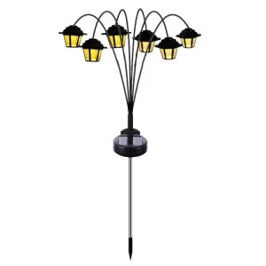 Solar Palace Ground Stake Light Garden Vintage Palace Lantern Yard & Garden Landscape Decor Lighting
