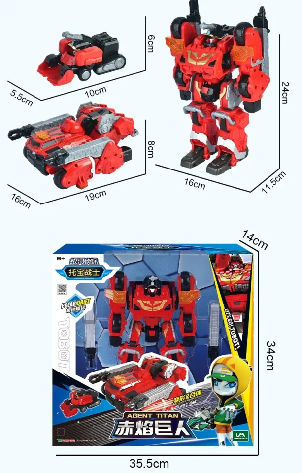 Original New Tobot GRAND CHAMPION Transform Combined Robot