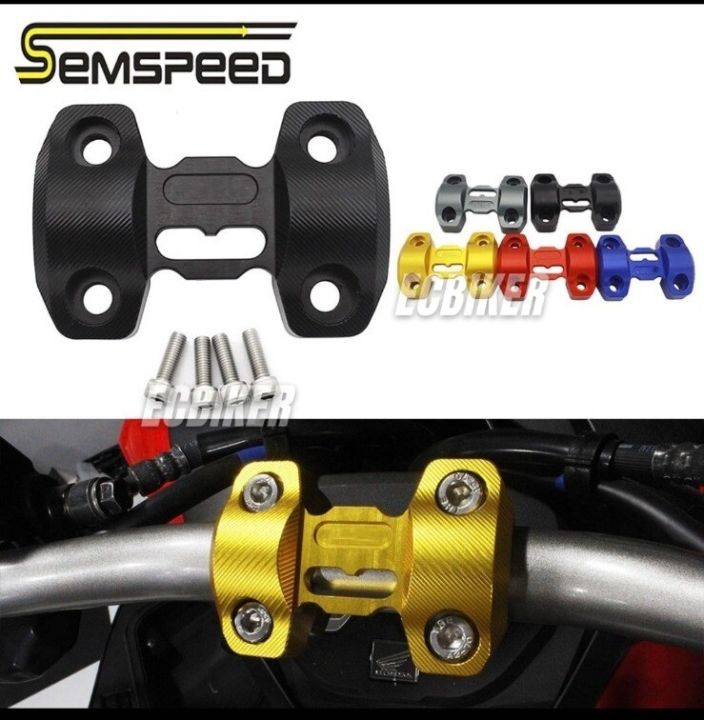 1.25" 25mm Black Motorcycle Handlebar Riser For Harley Sportster Softail | UK