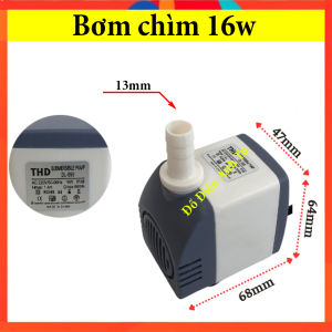 Máy bơm quạt điều hòa 16W quạt hơi nước bơm bể cá hòn non bộ ( Hàng Loại 1 )
