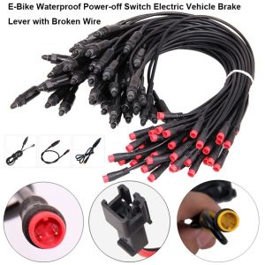 ADREE với dây bị đứt Công tắc tắt nguồn xe đạp điện Đen 3 chân/2 chân Dây phanh xe đạp điện Chất lượng cao Chống thấm nước Thiết bị ngắt nguồn đường truyền tín hiệu Phụ tùng và phụ kiện