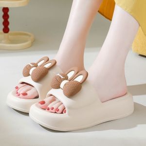 [Free Shipping] Thick-Soled WomenS Summer Cute Bunny Girly-Style Slippers Odor-Resistant And Non-Slip Suitable For All Seasons