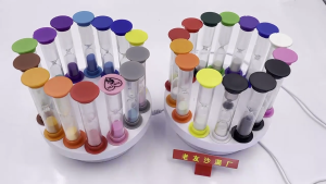 Colorful Sand Timer Sand Clocks Accurate Timing for Home Convenient Tool for Time Management in Any Magnetic Place