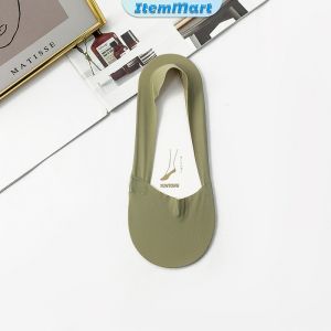 ItemMart Womens Silicone Non-Slip Invisible Cotton Socks Socks Sweet Thin Socks Ice Silk Boat Socks