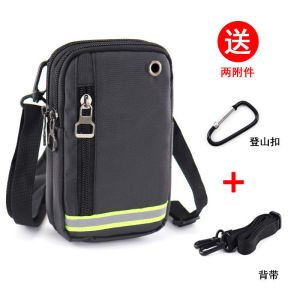 🔥Hot product🔥Mobile phone bag for men multifunctional belt 6.5-inch/7.5-inch mobile phone bag hanging bag waist belt waist bag mens coin purse手机包男士多功能穿皮带6.5寸/7.5寸手机袋挂包腰带腰包男零钱包