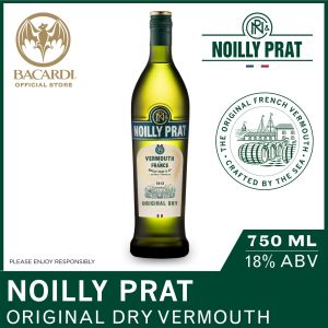 Noilly Prat Original Dry Vermouth - 750ml / 75cl 18% ABV - Fortified Wine Cocktail Mixer