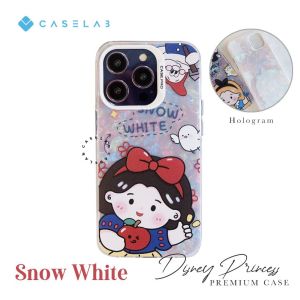 NEW Case !! SHINY PRINCESS CHARACTER ALICE AND SNOWWHITE JAPAN PRINTING CASE IP 14 PROMAX 14 PRO 14 13 PROMAX 13 PRO 13 12 PROMAX 12 PRO 12 11 PREMIUM COVER BERGAMBAR CARTOON