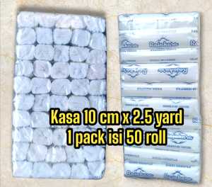 Kasa gulung 10 cm kasa perban gulung 10 cm x 2.5 yard raja kasa