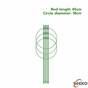 Seeko Climbing Vine Flower Stand Flower Plant Support Rod Frame Dill 45cm 60cm Gardening Supplies
