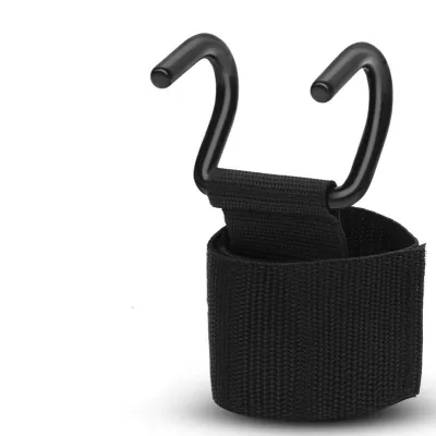 Pull-Up+Assistance+Hook+Wrist+Support+Grip+Hook–Heavy-Duty Iron Hooks Gym/Weight Lifting/Fitness–Adjustable Anti-Slip
