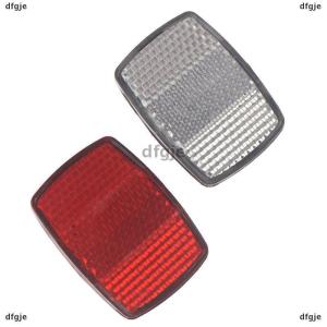 [COD] dfgje Bicycle Plastic Reflector Tail Light Reflector Front And Rear Warning Tail Light