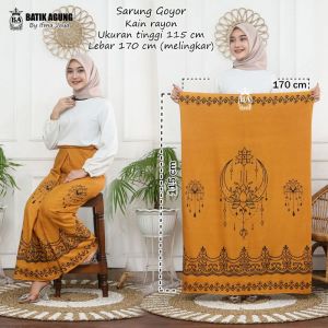 Sarung Batik Santri/Sarung Goyor Halus Motif tulis/Sarung Pria/Wanita  Bahan Lembut Adem & Nyaman Dipakai