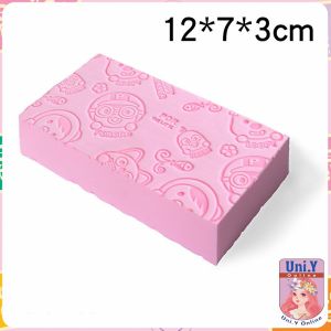 Uni.Y ฟองน้ำอาบน้ำ ระเบิดขี้ไคร ผลัดเซลล์ผิวที่ตายแล้ว พิมลายน่ารัก bath sponge มีสินค้าพร้อมส่ง