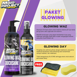 GLOWING WAZ SHAMPO CUCI KENDARAAN MOTOR HI-FOAM PH-BALANCED BY MIKO PROJECT