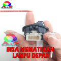 Tombol Saklar DIM 3 Fungsi 3 Titik Untuk Mematikan Lampu Depan Motor Honda. 