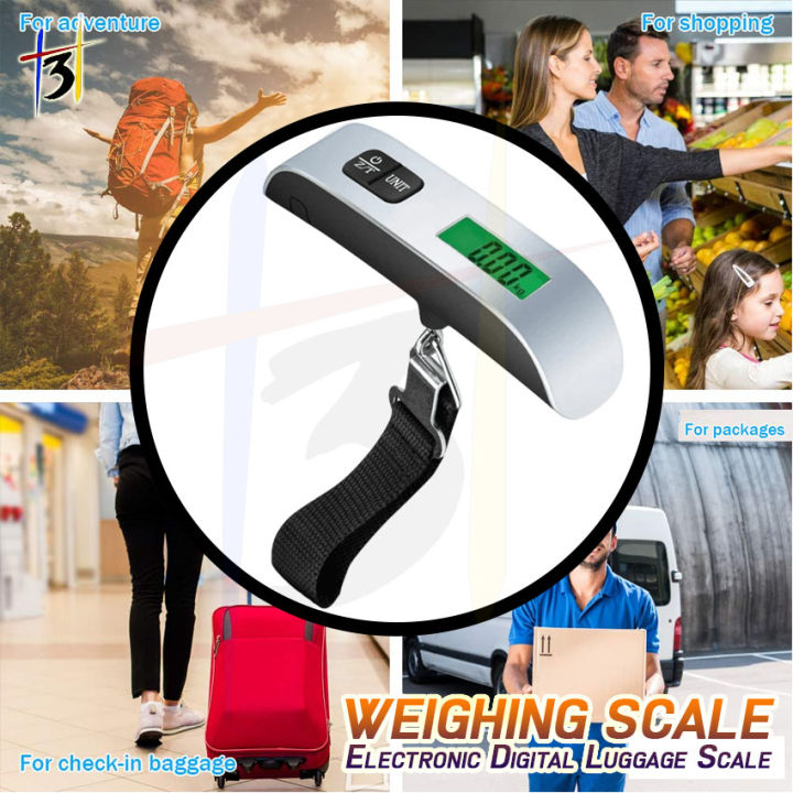 Luggage Scale Portable Hanging Scale 50KG 110LB Electronic Digital
