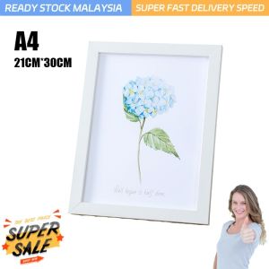 A4 Wooden Picture Frame Photo Frame Gambar Wall Photo Frame Modern Design Wood Frame Fresh Design Scandinavian Modern