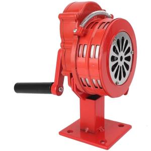 Manual Siren Loud 110dB Alert Penetrating Sound Hand Crank Siren For Public Safety Crowds Control Emergencies