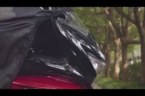 4 Layers Thick Waterproof Motorcycle Cover With Security Lock Holes And Reflective Strips Anti Theft
