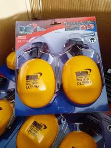 Earmuffที่ครอบหูลดเสียงแบบประกอบหมวกYAMADA EM187(27dB NRR) สีเหลือง ของแท้ 100% พร้อมส่ง